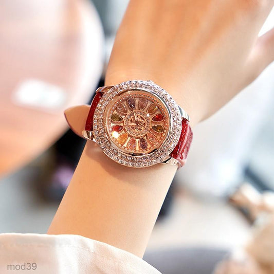 Full Diamond Casual Fashion Ladies Watch
