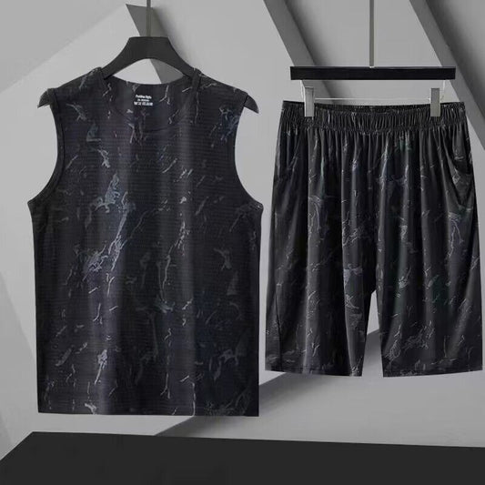 sa125-2025 Men's summer breathable quick-drying casual sports suit