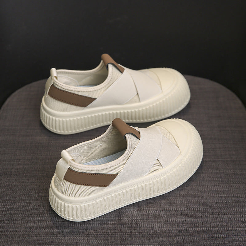 Summer breathable white shoes