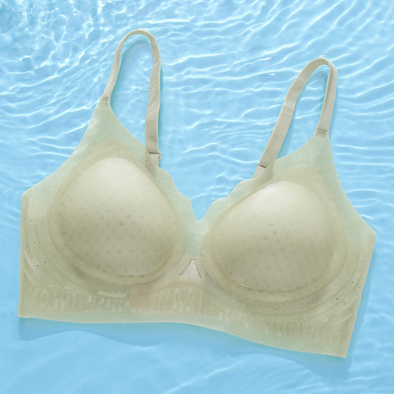 zp201-Summer Thin Refreshing Breathable Sexy Hollow Bra