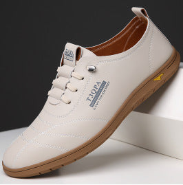 key06-Men's fashionable casual leather shoes