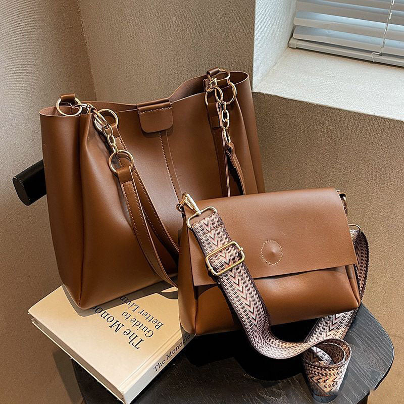 Large capacity fashionable mother-and-child bag