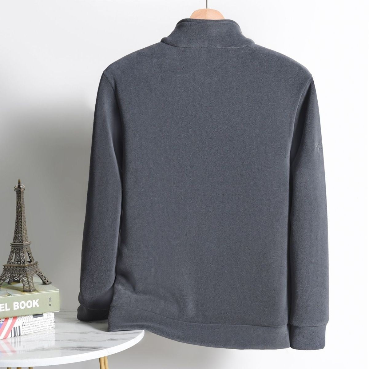 zd263-Spring and autumn men's double-faced fleece thick warm cardigan jacket