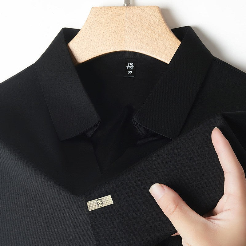 zd324-Summer men's casual breathable short-sleeved T-shirt