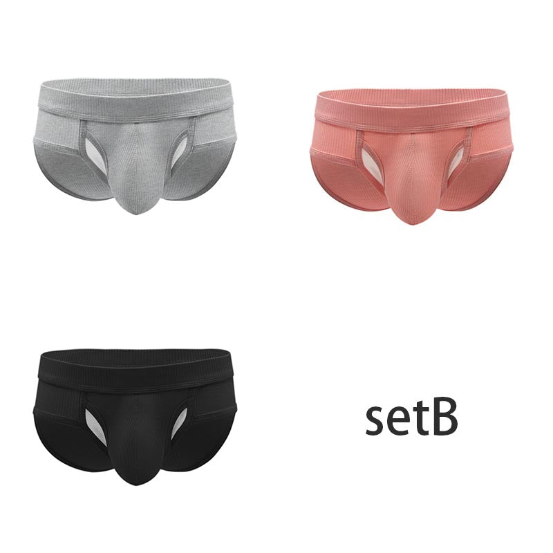 cf280-Men's modal threaded briefs