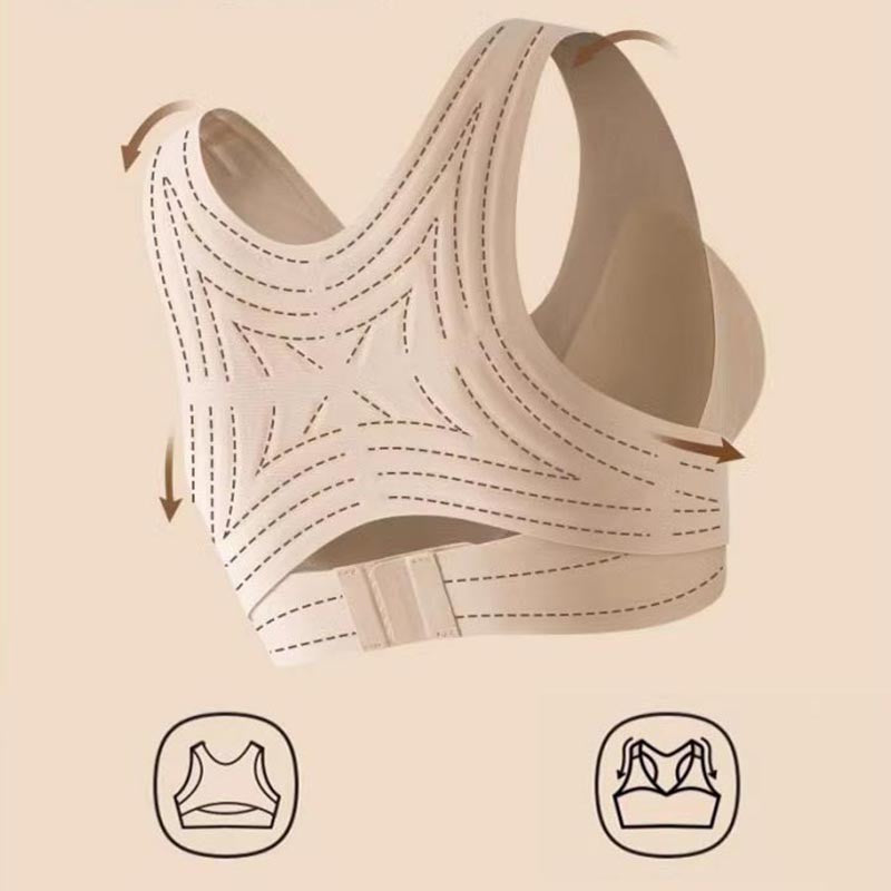 Women's push-up anti-sagging posture correction sports bra
