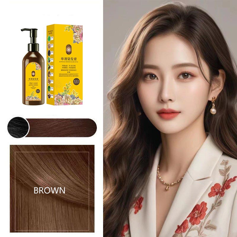 ht270-Plant Healthy Home Hair Dye for Covering Gray Hair