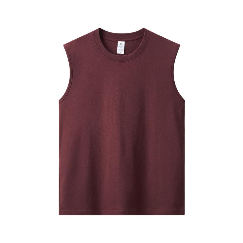 Men's summer sleeveless cotton vest