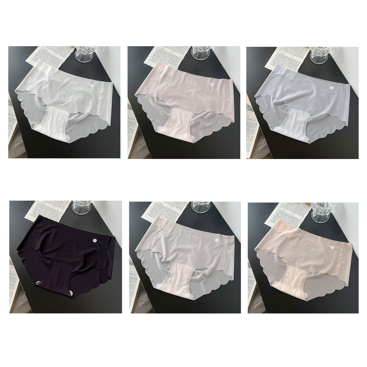 ultra-thin ice silk underwear for women
