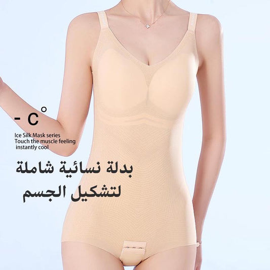 Women's thin tummy-controlling and hip-lifting body-shaping suit