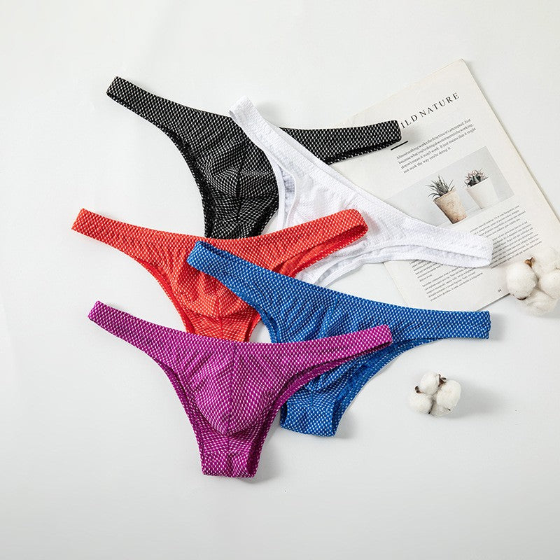 zd388-Men's sexy high-elastic nylon low-waist briefs