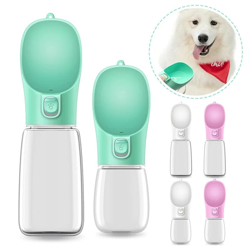 Portable pet water cup (can hold dog food)