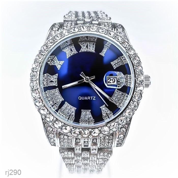 Iced Out Moissanite Lady Diamond Watch