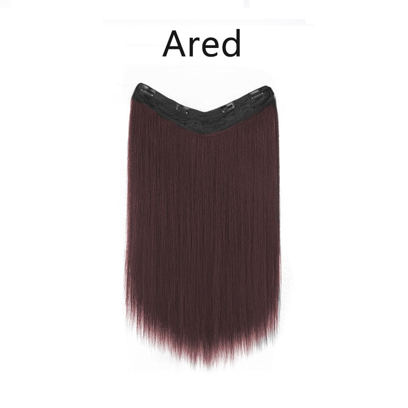 Natural hair extension wig