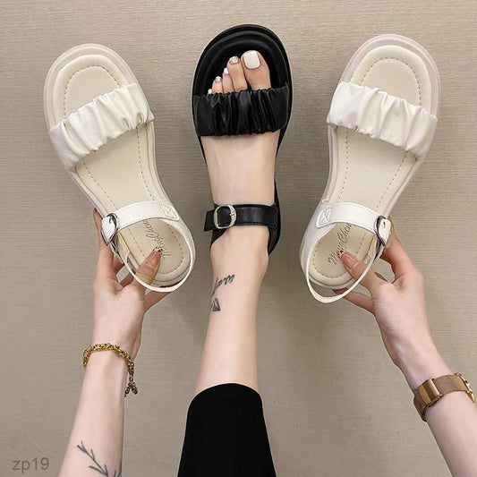 zp19-Summer Korean style thick sole casual simple women's shoes