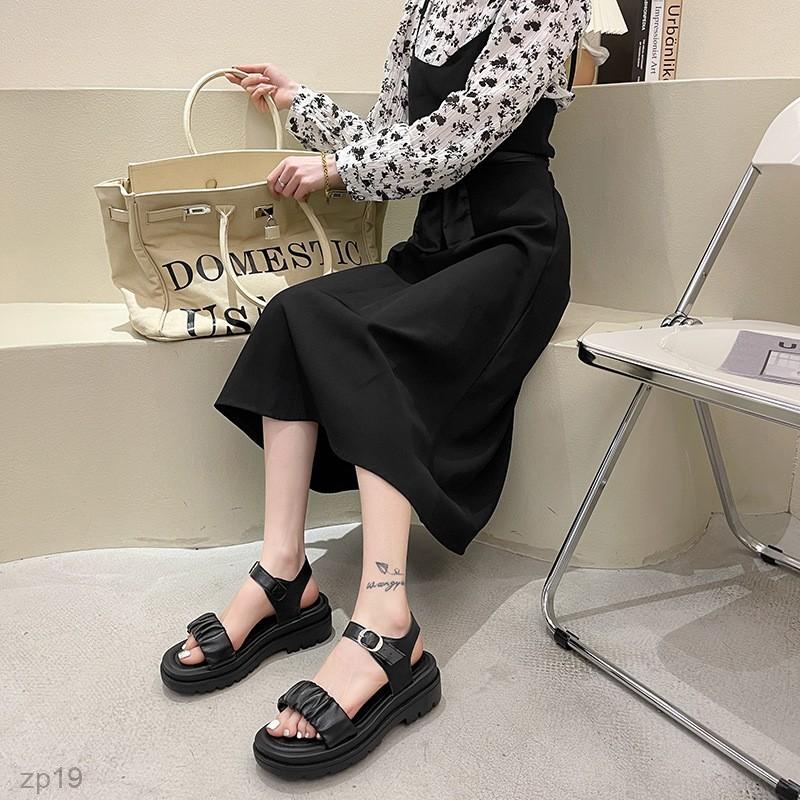 zp19-Summer Korean style thick sole casual simple women's shoes