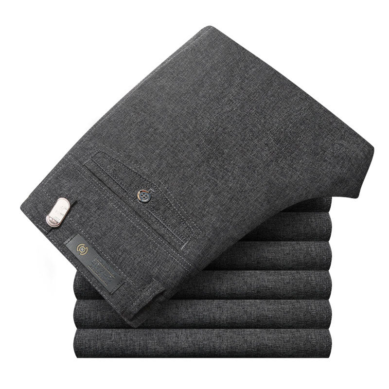 muu322-Men's Thin Linen Casual Trousers