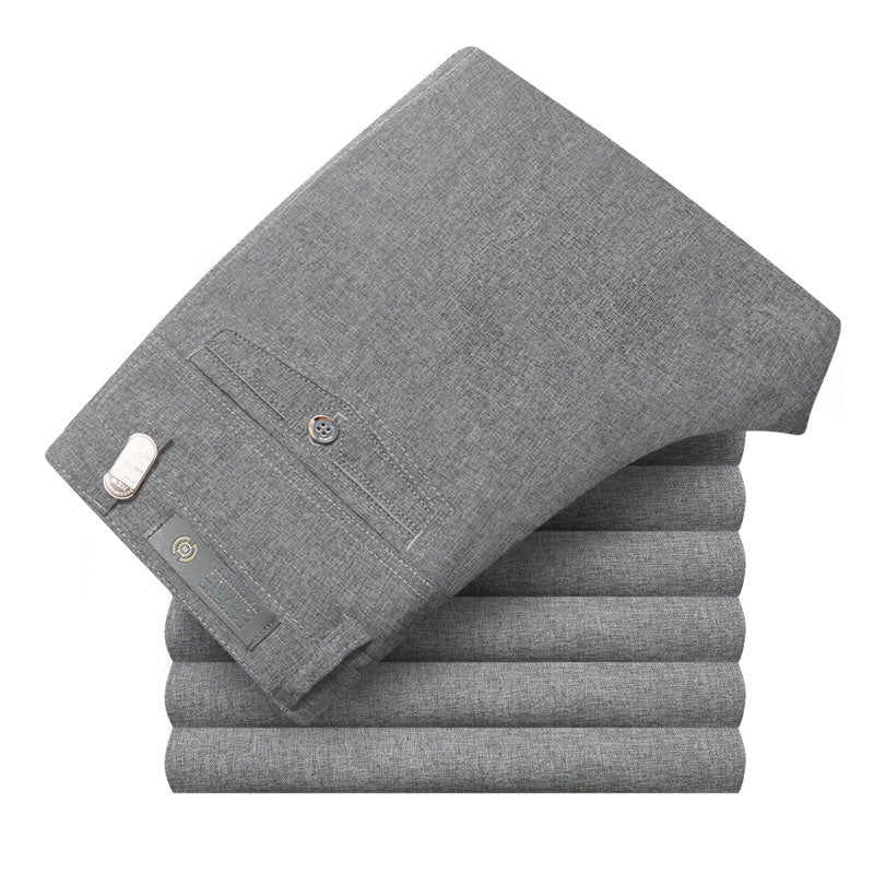muu322-Men's Thin Linen Casual Trousers