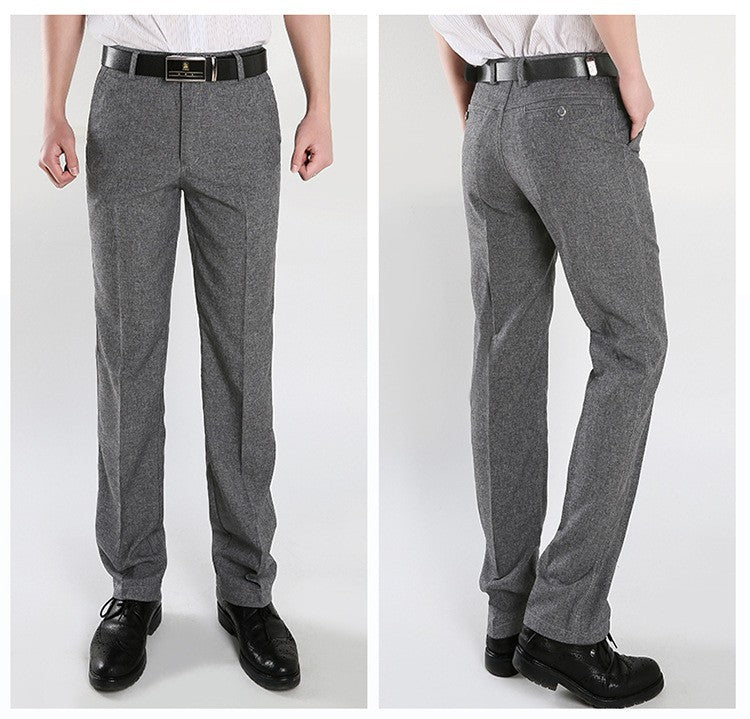 muu322-Men's Thin Linen Casual Trousers