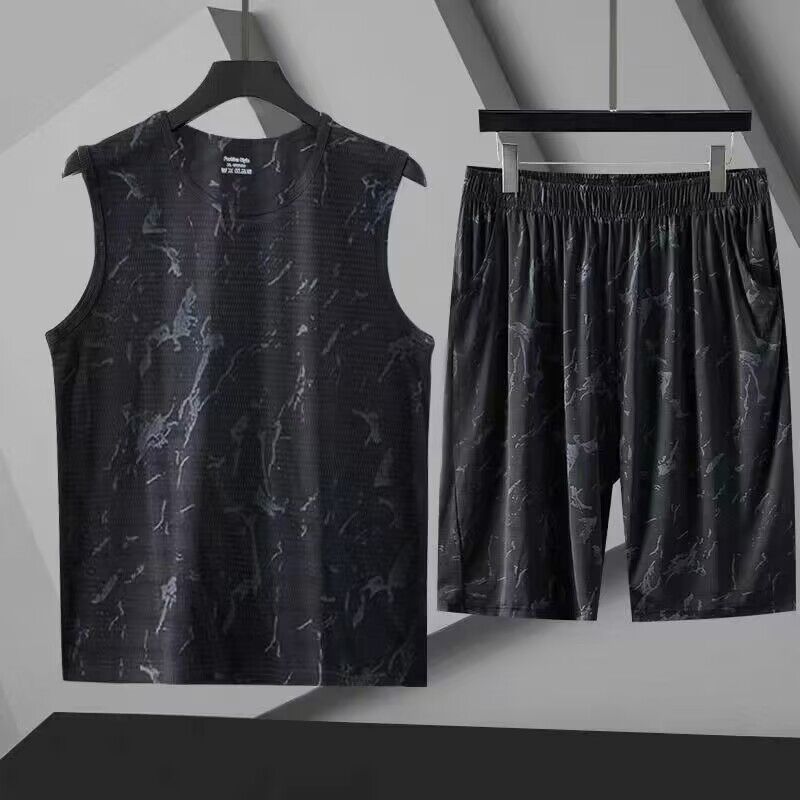 sa125-2025 Men's summer breathable quick-drying casual sports suit