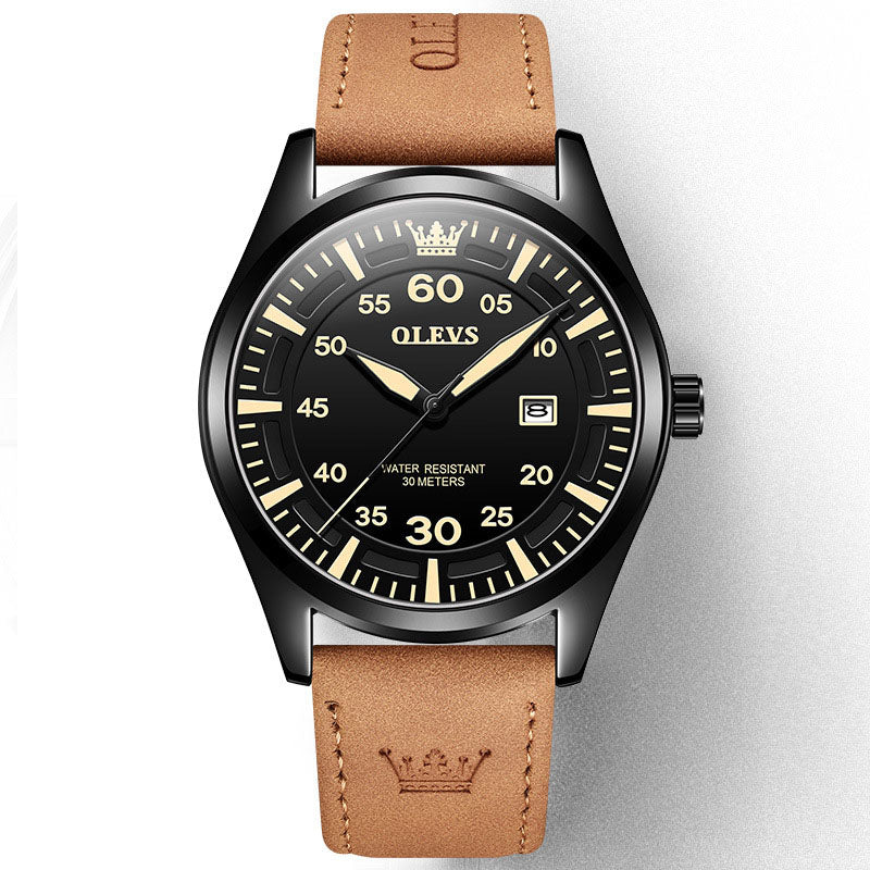 mss367-Simple fashion men's quartz watch