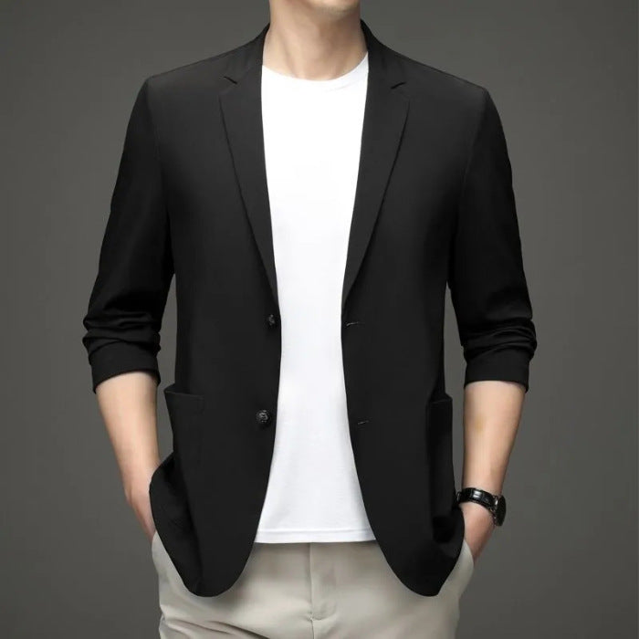 Summer casual light familiar style business suit jacket thin section men
