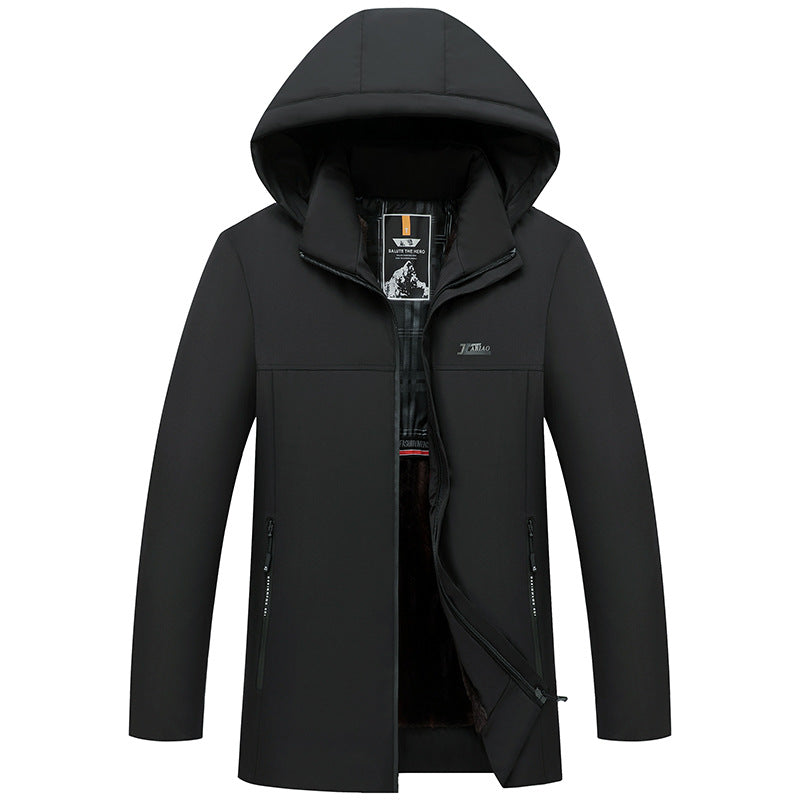 2025 Men's winter fleece thickened jacket