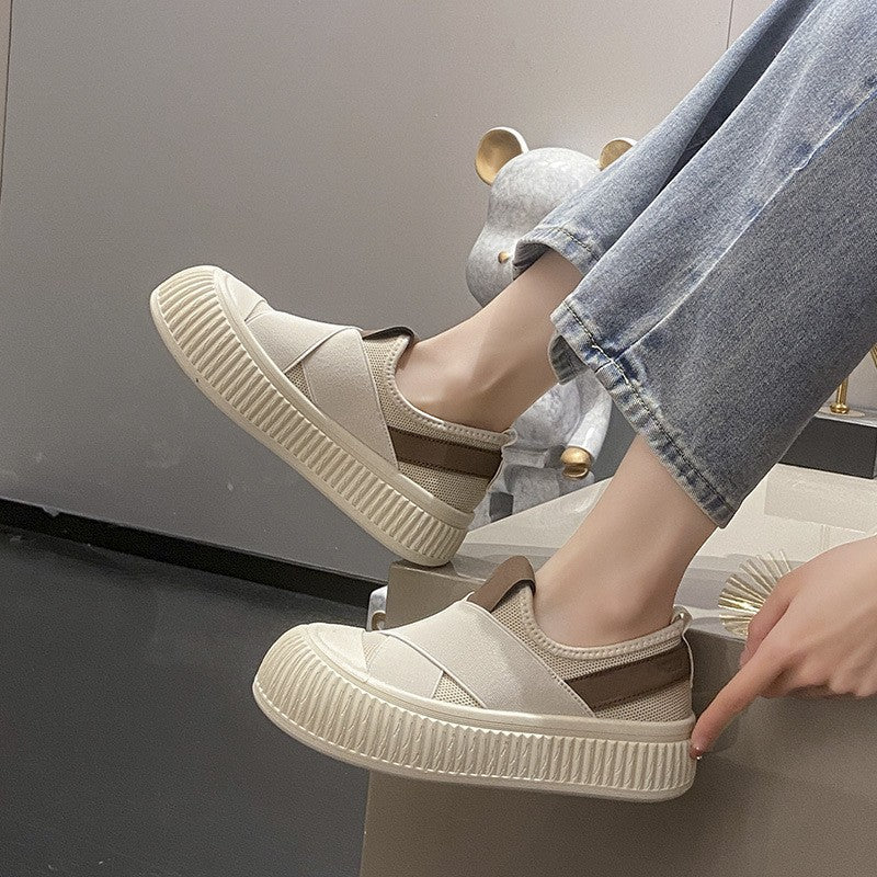 Summer breathable white shoes