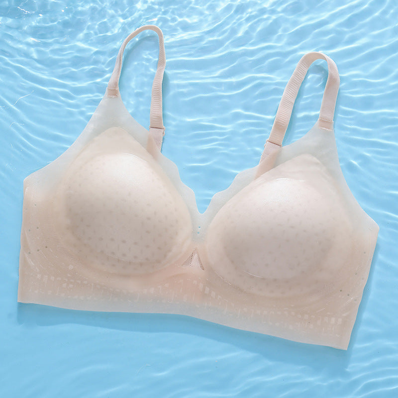 zp201-Summer Thin Refreshing Breathable Sexy Hollow Bra