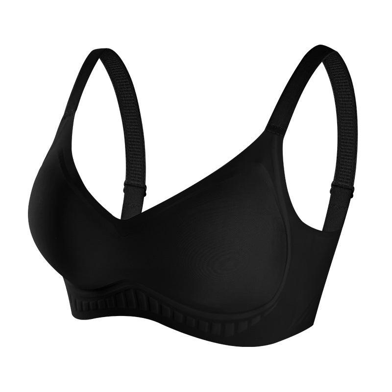 zp203-Women's Fixed Breathable Cup Wireless Bra