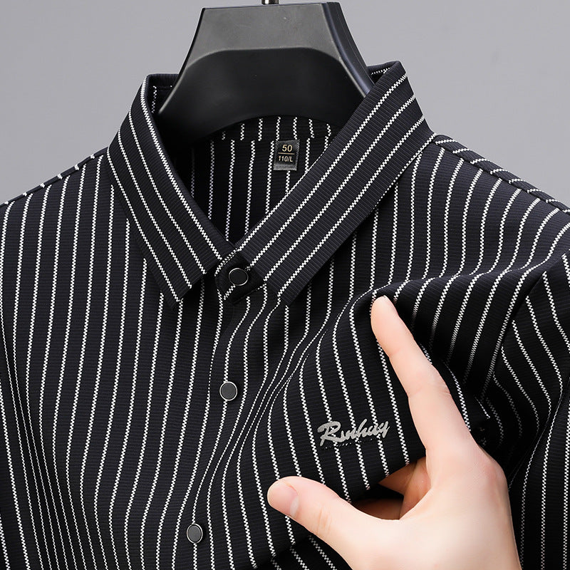 Men's Summer Fashion Versatile Short Sleeve Shirt