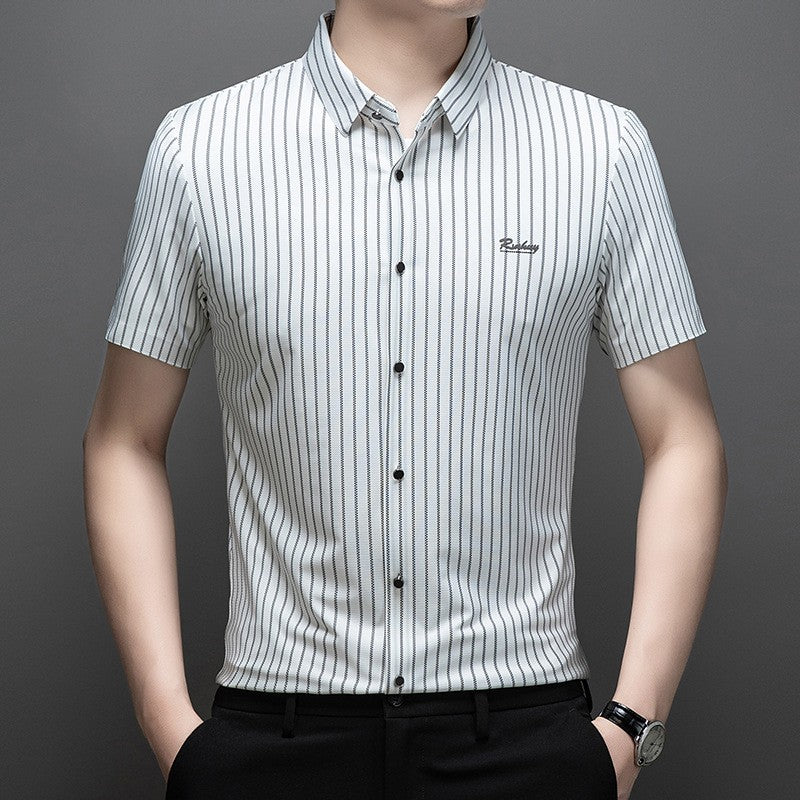 Men's Summer Fashion Versatile Short Sleeve Shirt