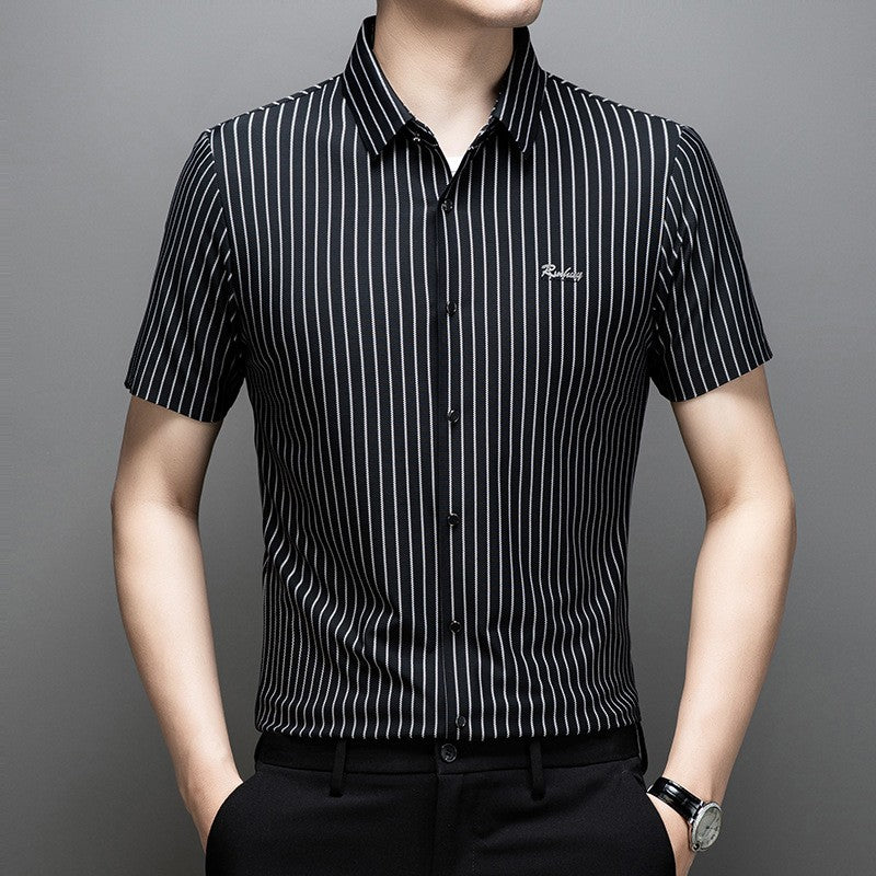 Men's Summer Fashion Versatile Short Sleeve Shirt