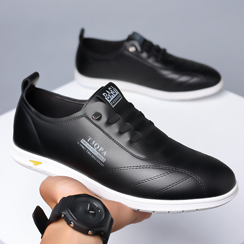 key06-Men's fashionable casual leather shoes