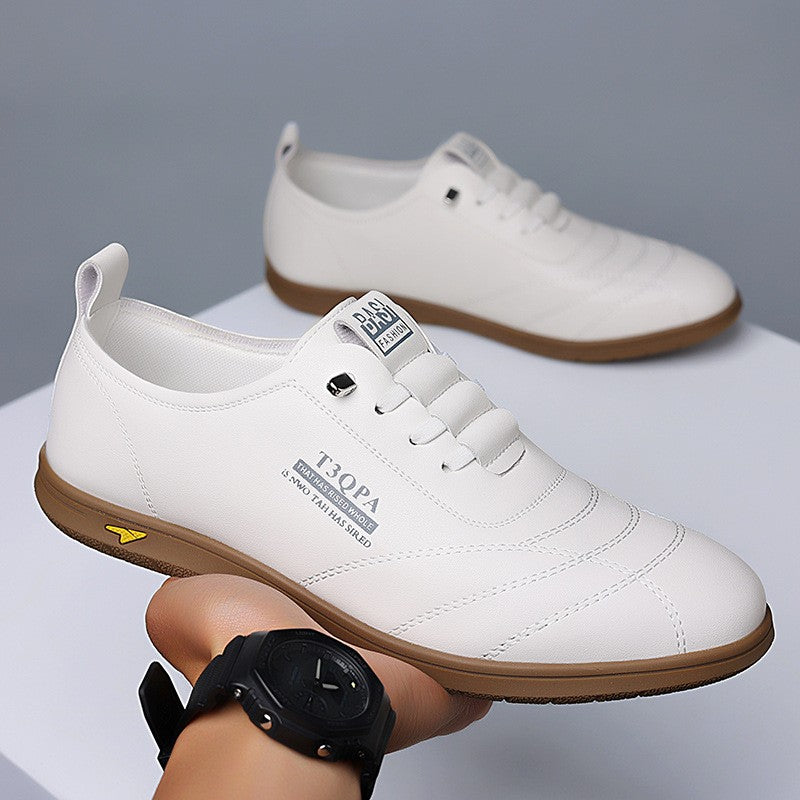 key06-Men's fashionable casual leather shoes