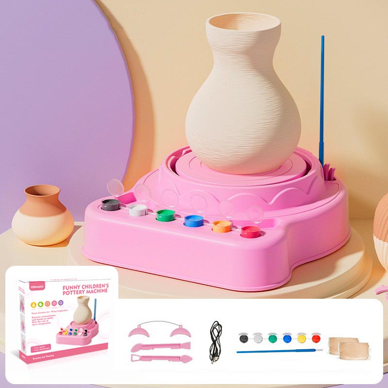 ae683-Soft clay handmade clay children's pottery machine toys