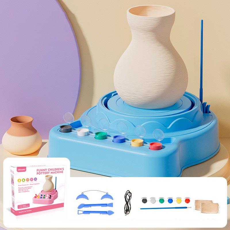 ae683-Soft clay handmade clay children's pottery machine toys