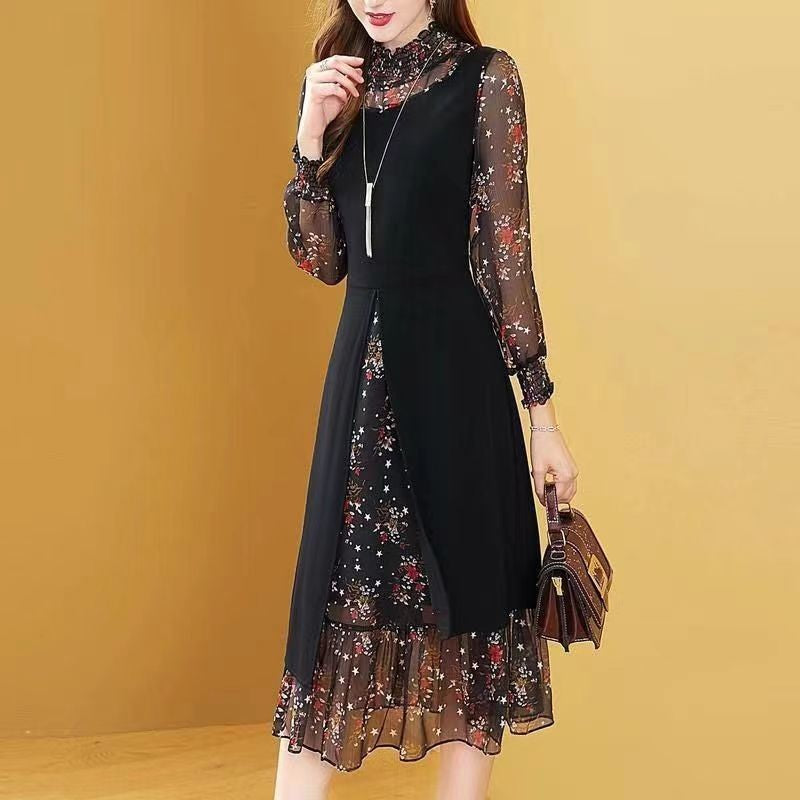 zp445-Elegant Chiffon Dress