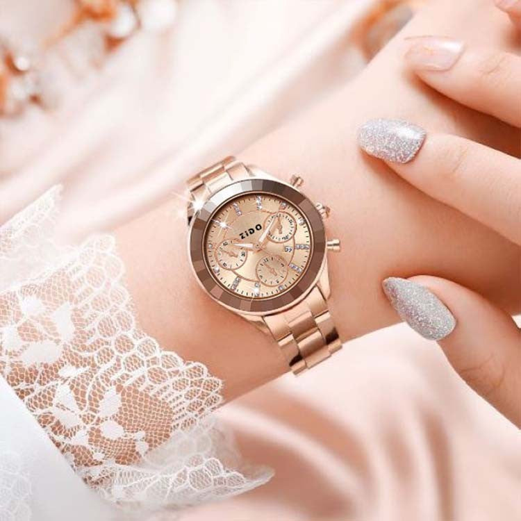 Ladies' fashionable and versatile light luxury quartz watch