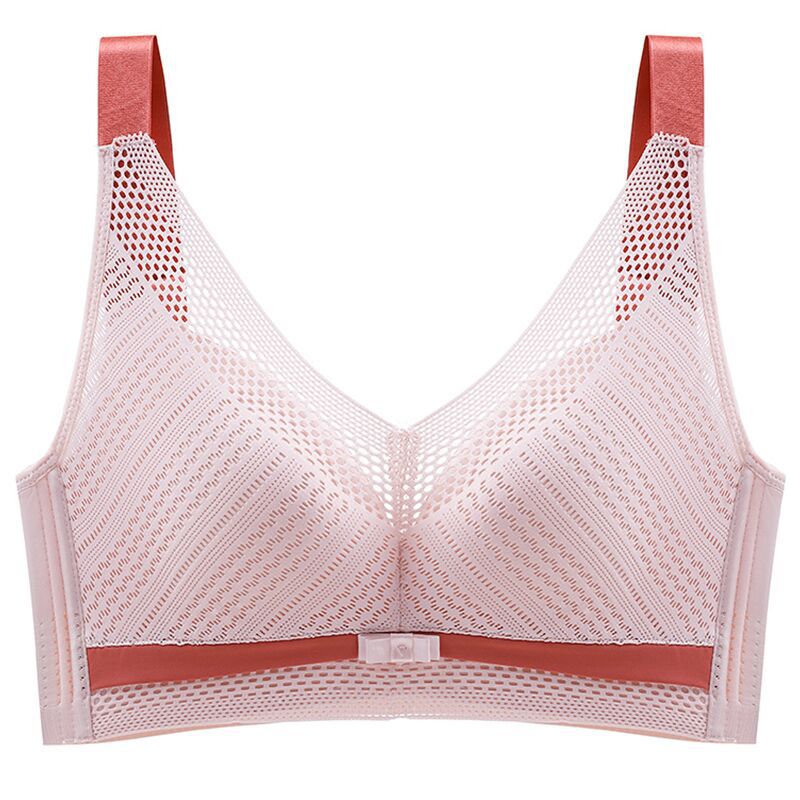 rob457-Women's ultra-thin mesh breathable full cup bra  توصيل مجاني! اشتري 2 واحصل على 1 مجانا!