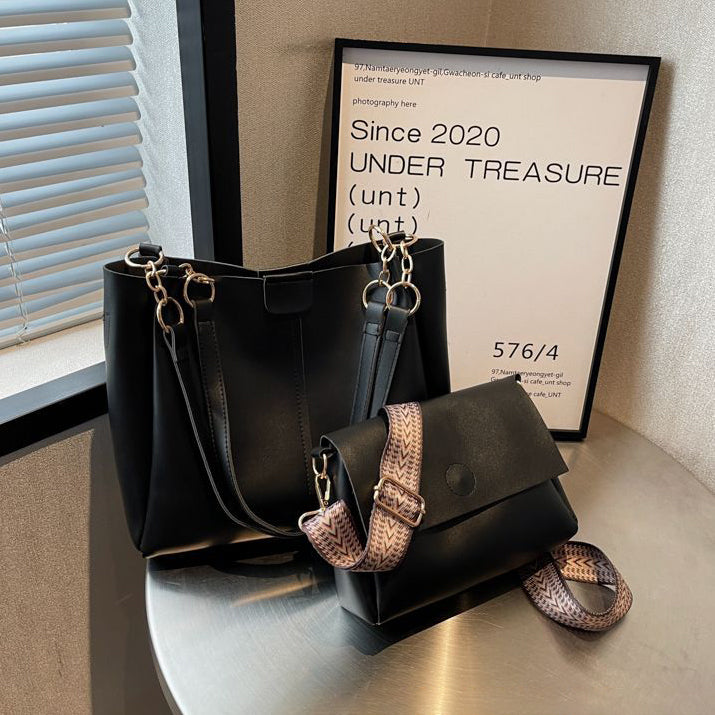 Large capacity fashionable mother-and-child bag