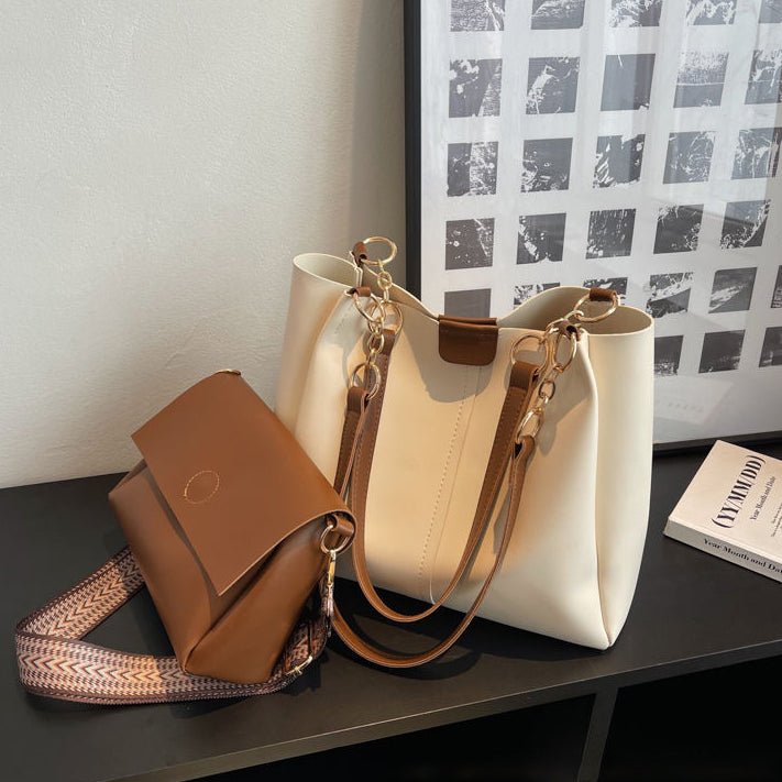 Large capacity fashionable mother-and-child bag