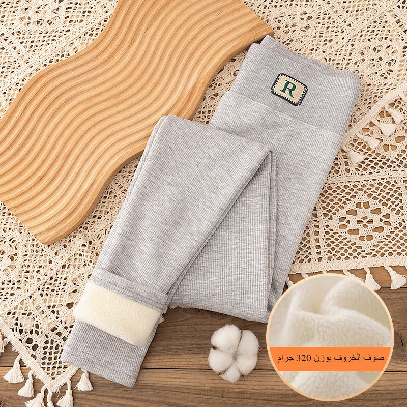 zp481-Thickened fleece warm pants for autumn and winter اشتري 1 و إحصول على 1 مجانا