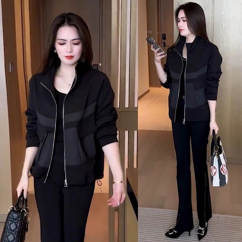 zp496-Short velvet thickened women's jacket