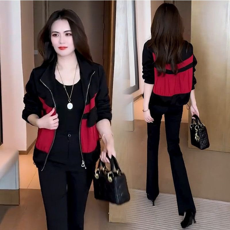 zp496-Short velvet thickened women's jacket