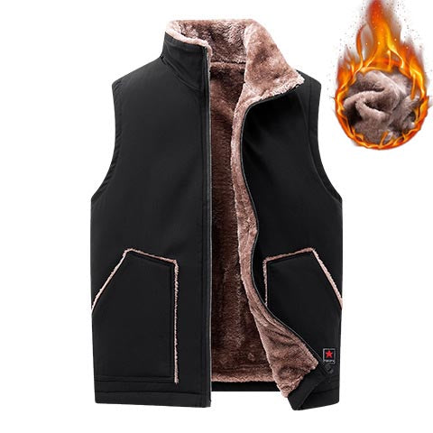 Men's autumn and winter fleece vest