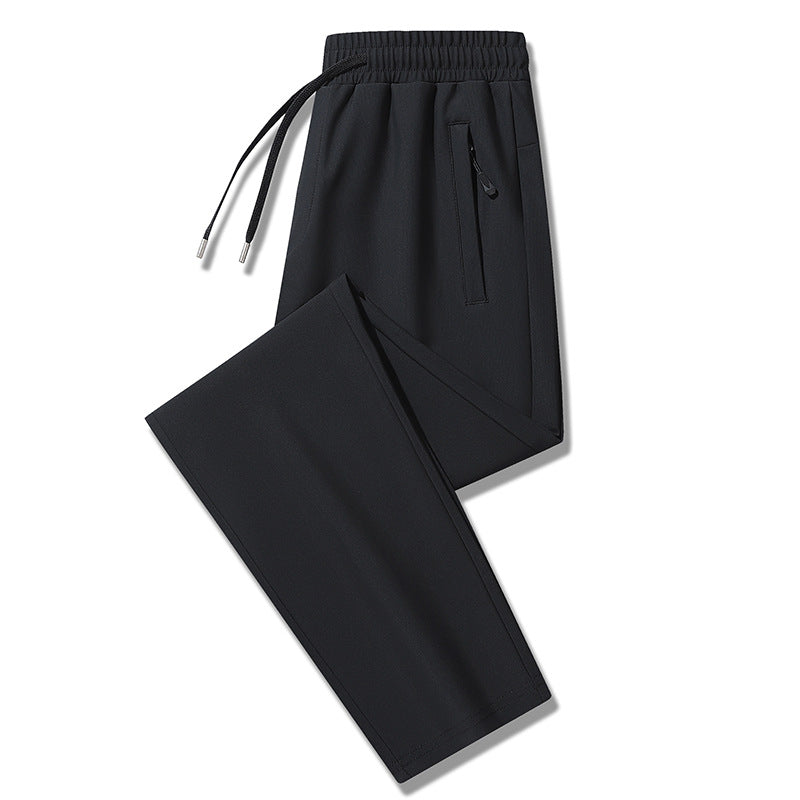 Men's new nylon stretch business casual trousers