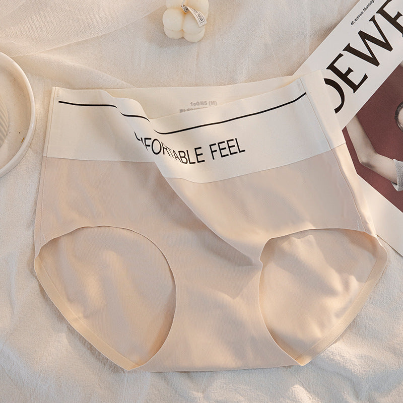 Ice silk seamless mulberry silk women's briefs