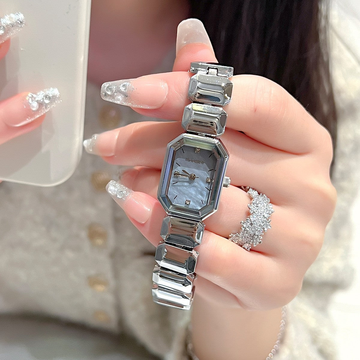 zp558-Simple Square Women's Quartz Watch