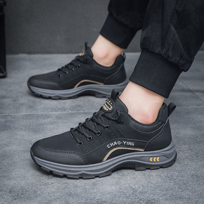 Wear-resistant, waterproof, soft-soled, non-slip men's sports shoes